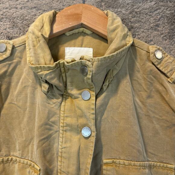 Avec Les Filles Zip Up Cinched Waist Utility Army Surplus Coat Jacket M - Picture 4 of 12